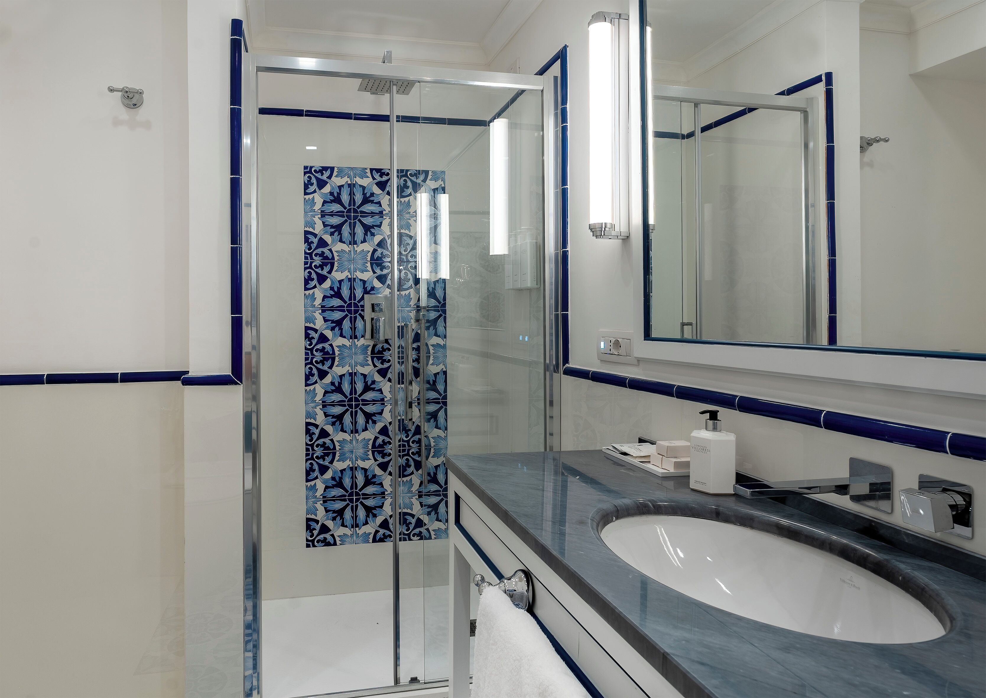 hair dryer, bathrobes, slippers, bidet