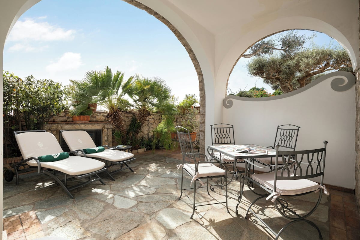 Junior Suite, Terrace, Garden View | Minibar, in-room safe, desk, free WiFi