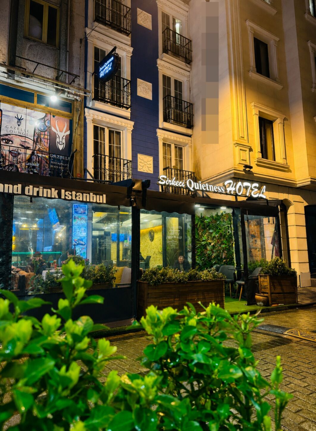 Façade de l’hébergement 