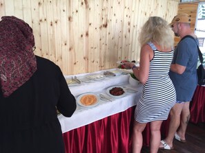 Petit déjeuner buffet compris tous les jours