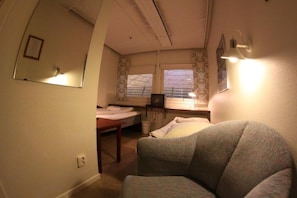Desk, soundproofing, iron/ironing board, free WiFi