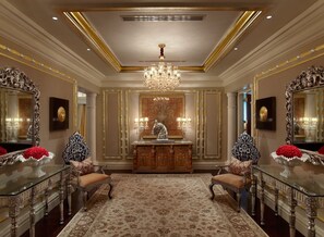 Suite Presidensial | 1 kamar tidur, seprai katun Mesir, dan seprai premium