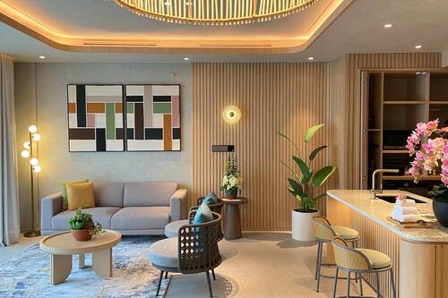 Standard-Villa, 1 Queen-Bett | Wohnbereich