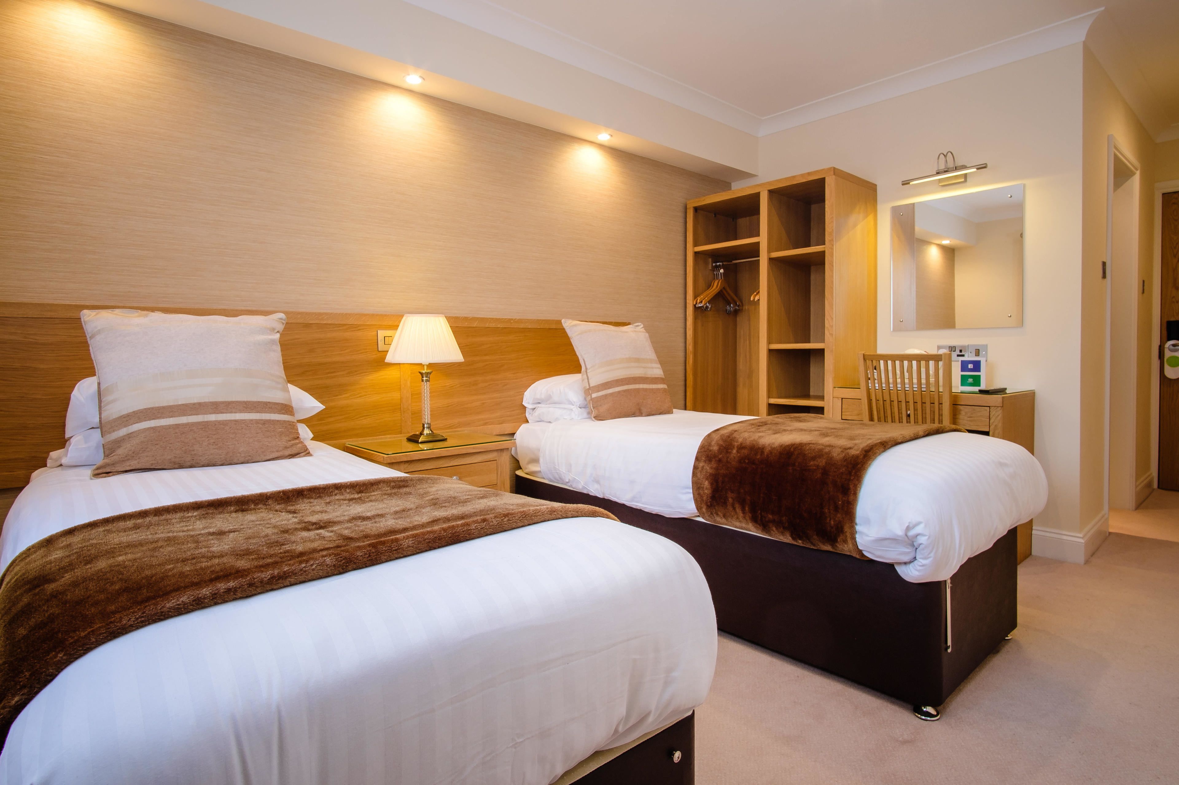 executive twin room | desk, iron/ironing board, travel cot, free wifi