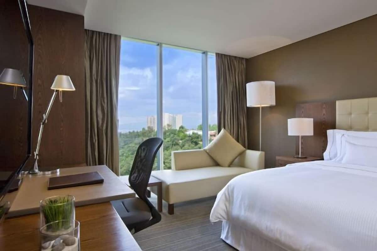 1 quarto, roupas de cama premium, camas com colchões pillow-top