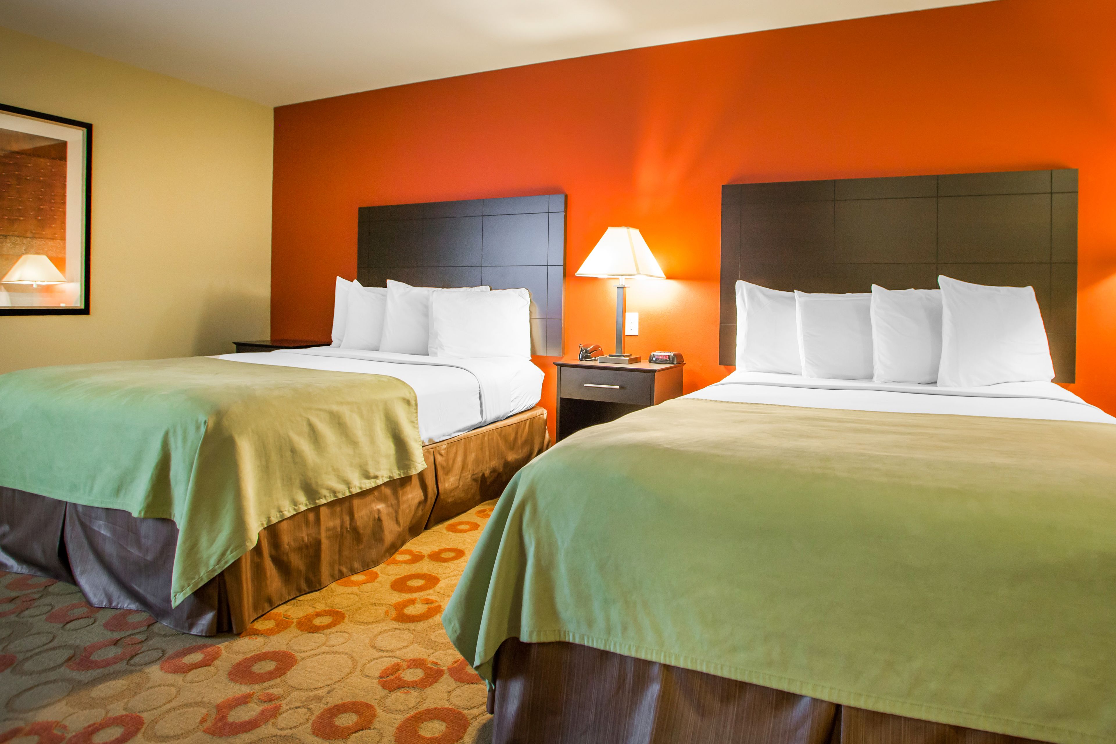 suite, 2 queen beds, non smoking | pillow-top beds, desk, blackout curtains, iron/ironing board