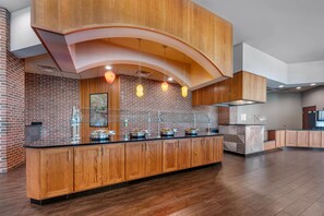 Free daily buffet breakfast