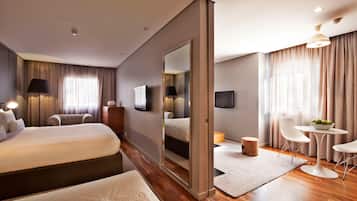 1 habitación, ropa de cama hipoalergénica y minibar
