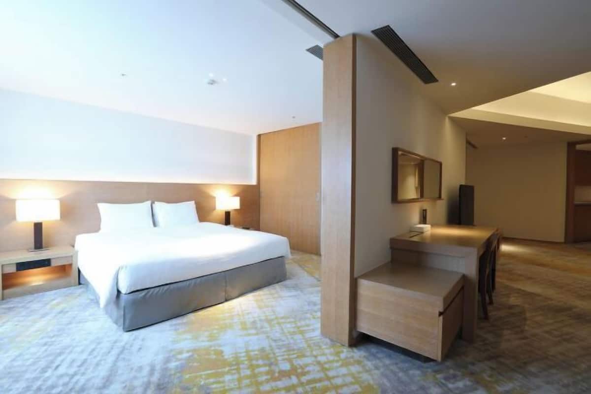 1 slaapkamer, luxe beddengoed, donzen dekbedden, pillowtop-bedden