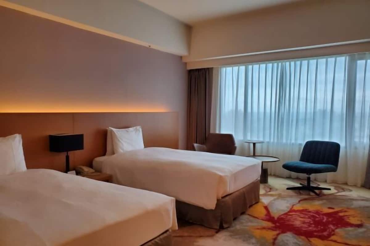 1 slaapkamer, luxe beddengoed, donzen dekbedden, pillowtop-bedden
