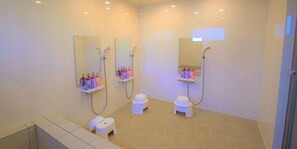 Hårtørrer, hjemmesko, håndklæder, Shampoo
