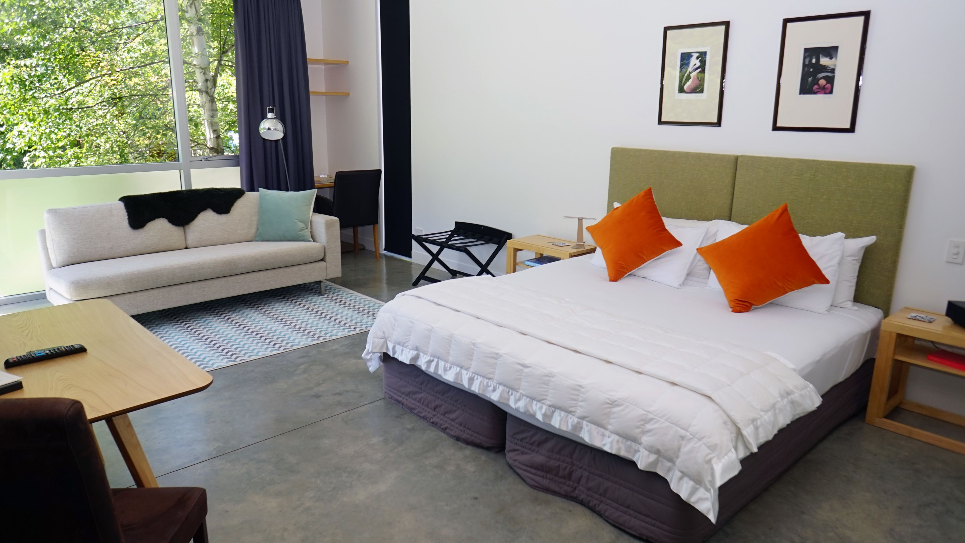 cherry suite | premium bedding, down duvets, in-room safe, individually decorated