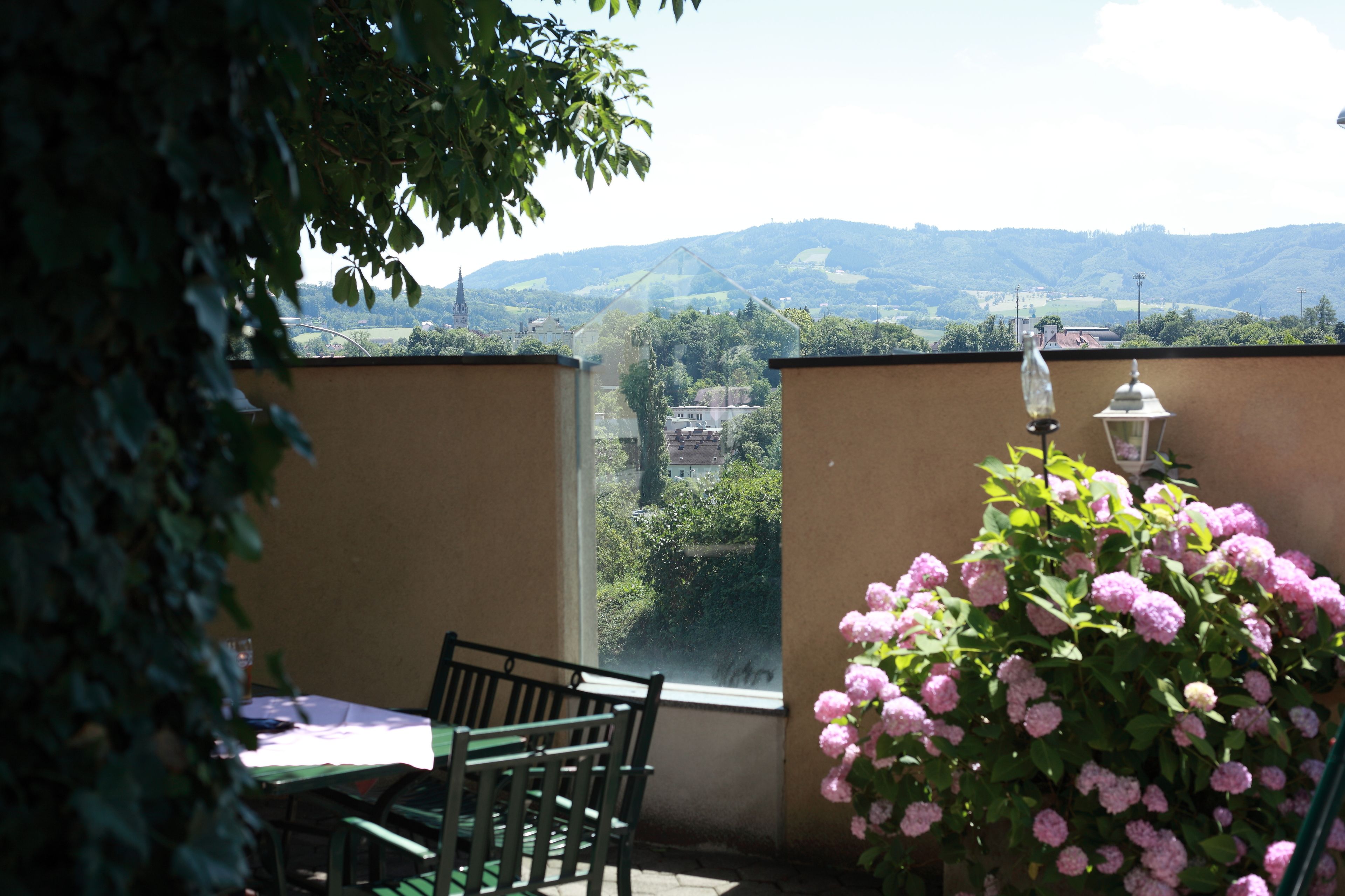 Uitzicht vanuit accommodatie