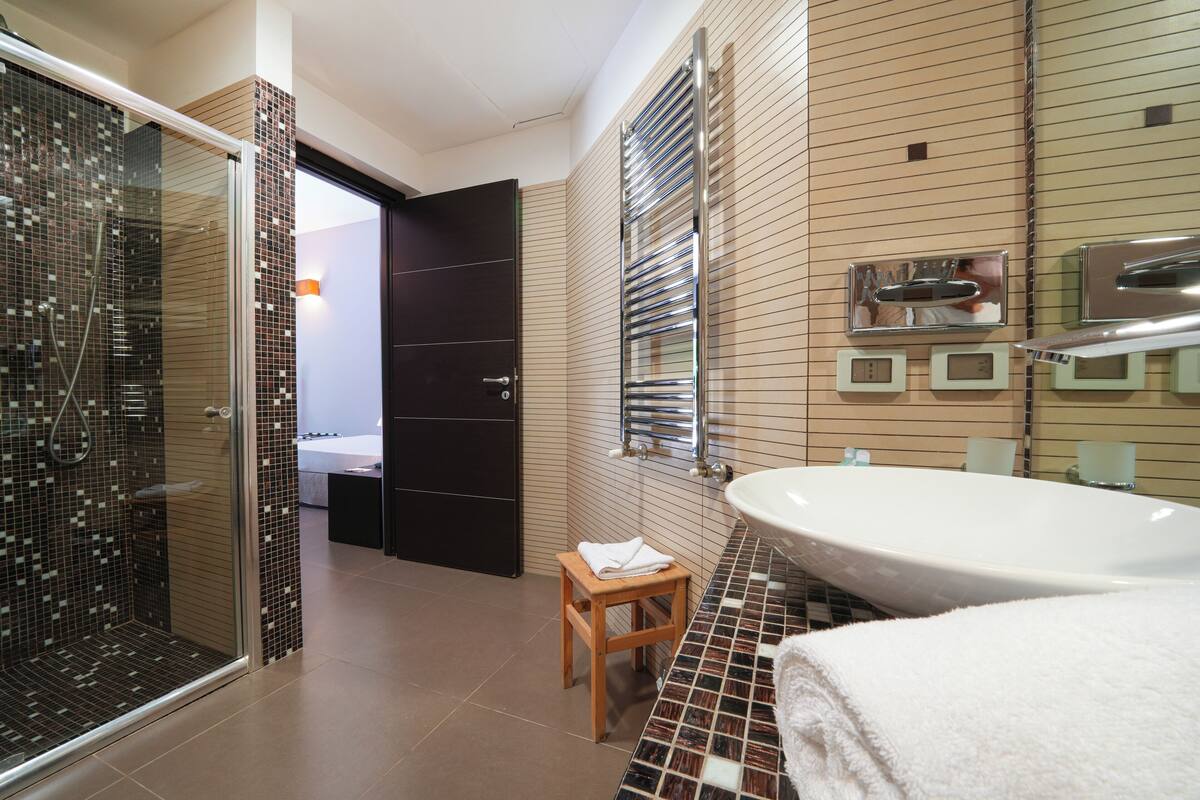 single room | bathroom | shower, free toiletries, hair dryer, bidet