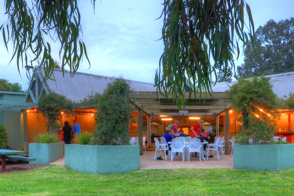 Outdoor wedding area