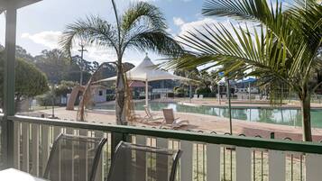 Superior 2 Bedroom Cabin - Sleeps 6 | Balcony view