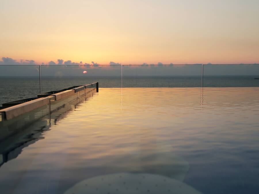 Seasonal outdoor pool