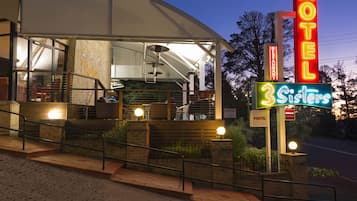 Front of property - evening/night