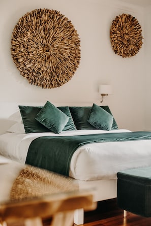 Classic Double Room | Premium bedding, memory-foam beds, minibar, in-room safe - Les Frères Ibarboure (Bidart)