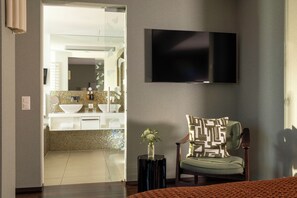 Junior Double Room | Bathroom | Shower, rainfall showerhead, designer toiletries, hair dryer - Hotel D - Basel - Boutique Hotel (Basel)