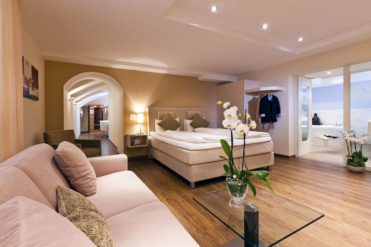1 slaapkamer, een bureau, geluiddichte muren, gratis wifi