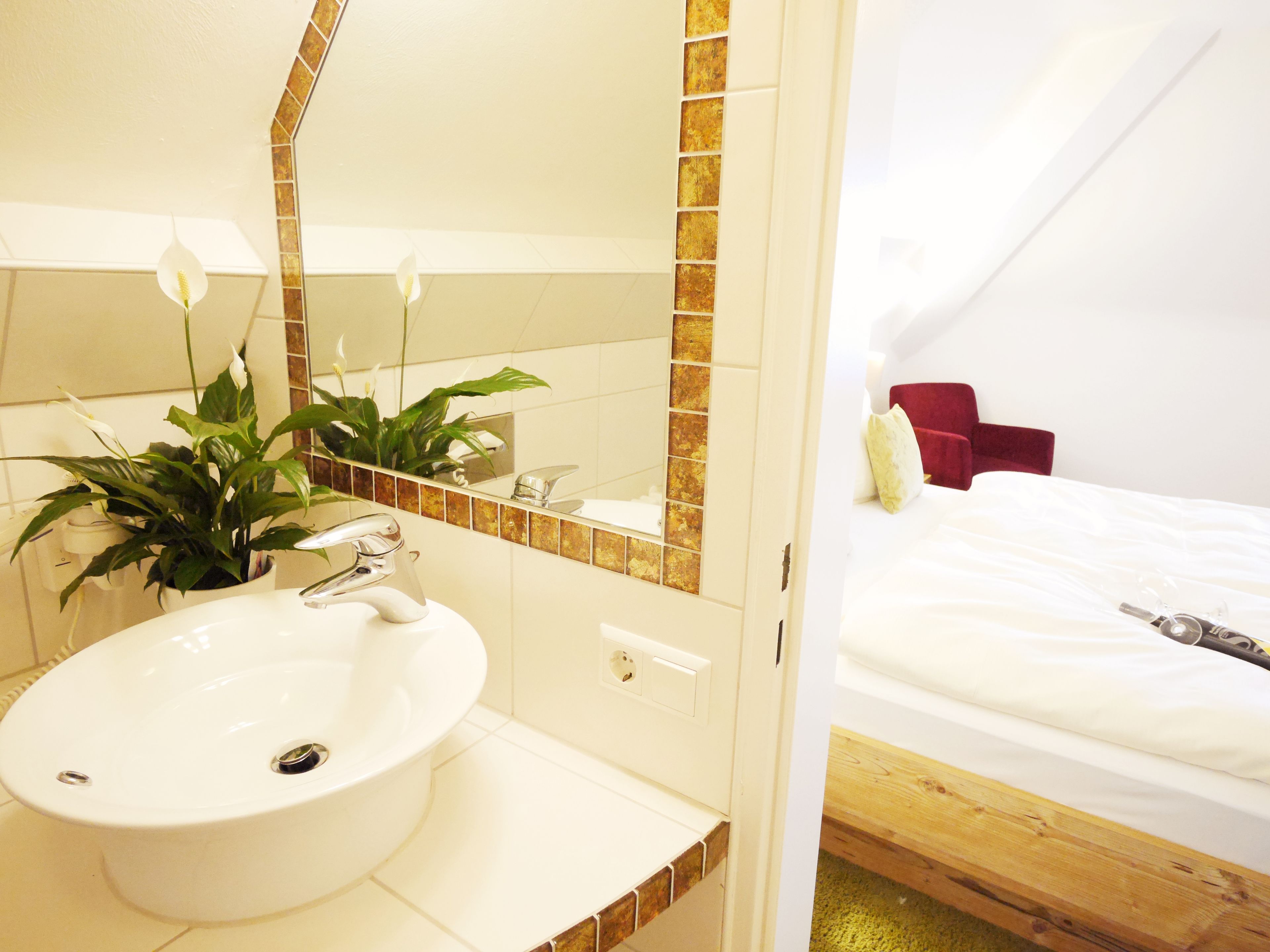 free toiletries, hair dryer, bathrobes, towels