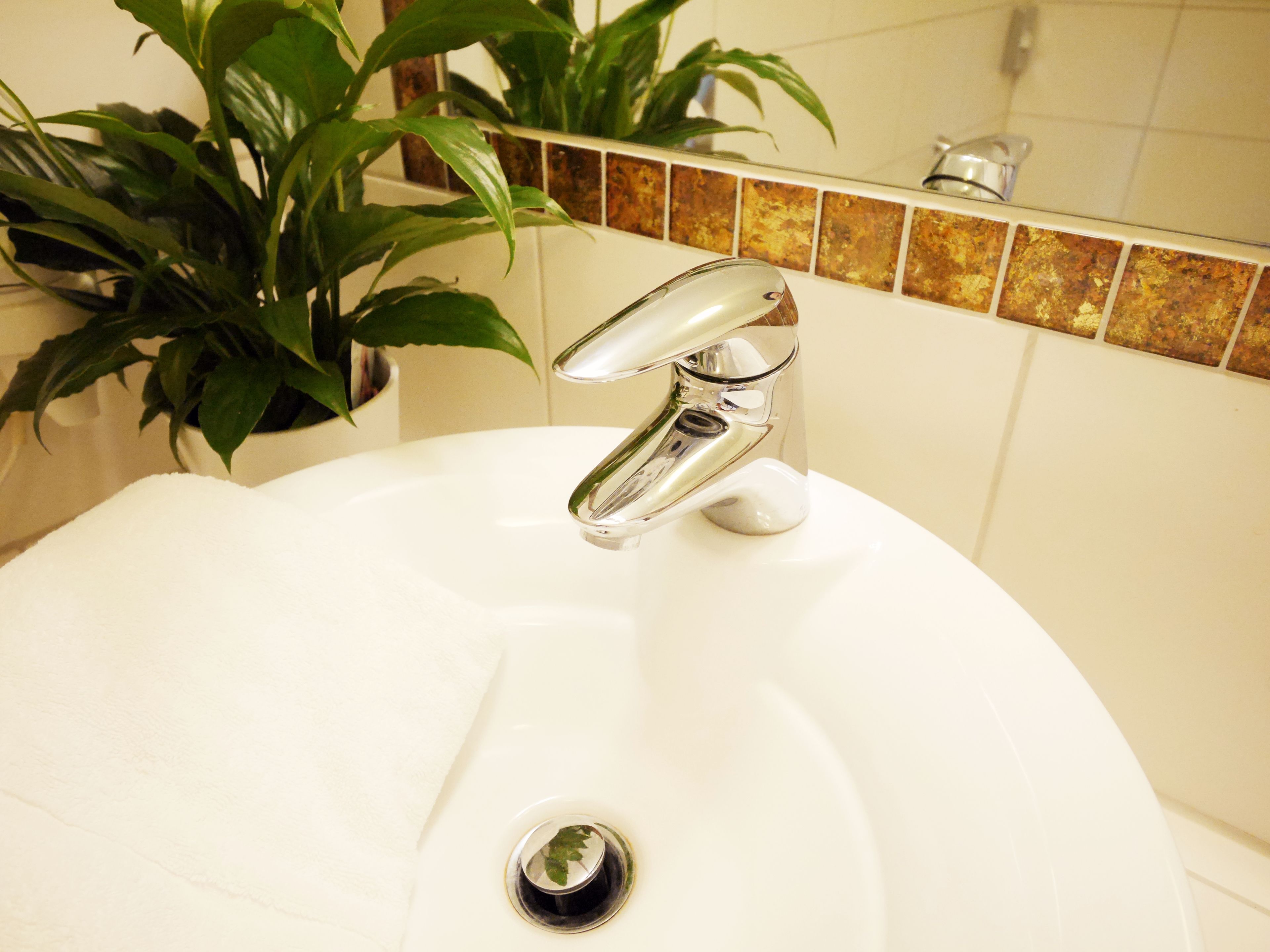 free toiletries, hair dryer, bathrobes, towels