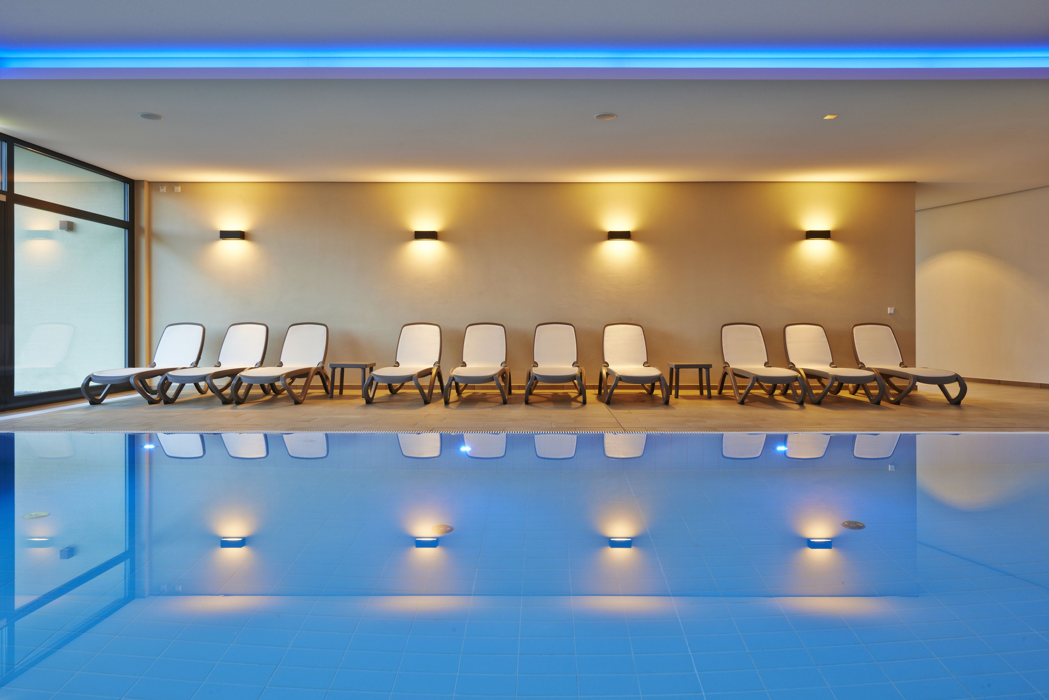 indoor pool, free pool cabanas, pool umbrellas