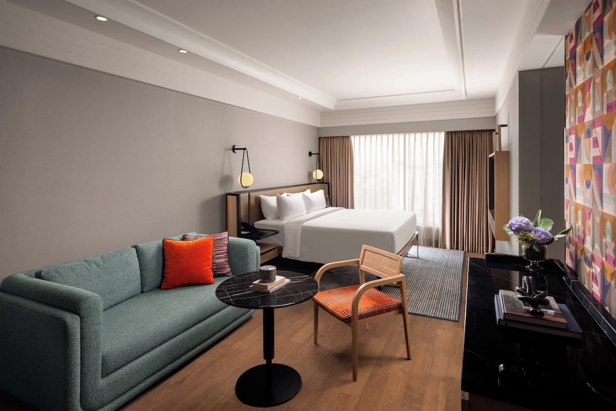 Ropa de cama de alta calidad, camas Select Comfort y minibar