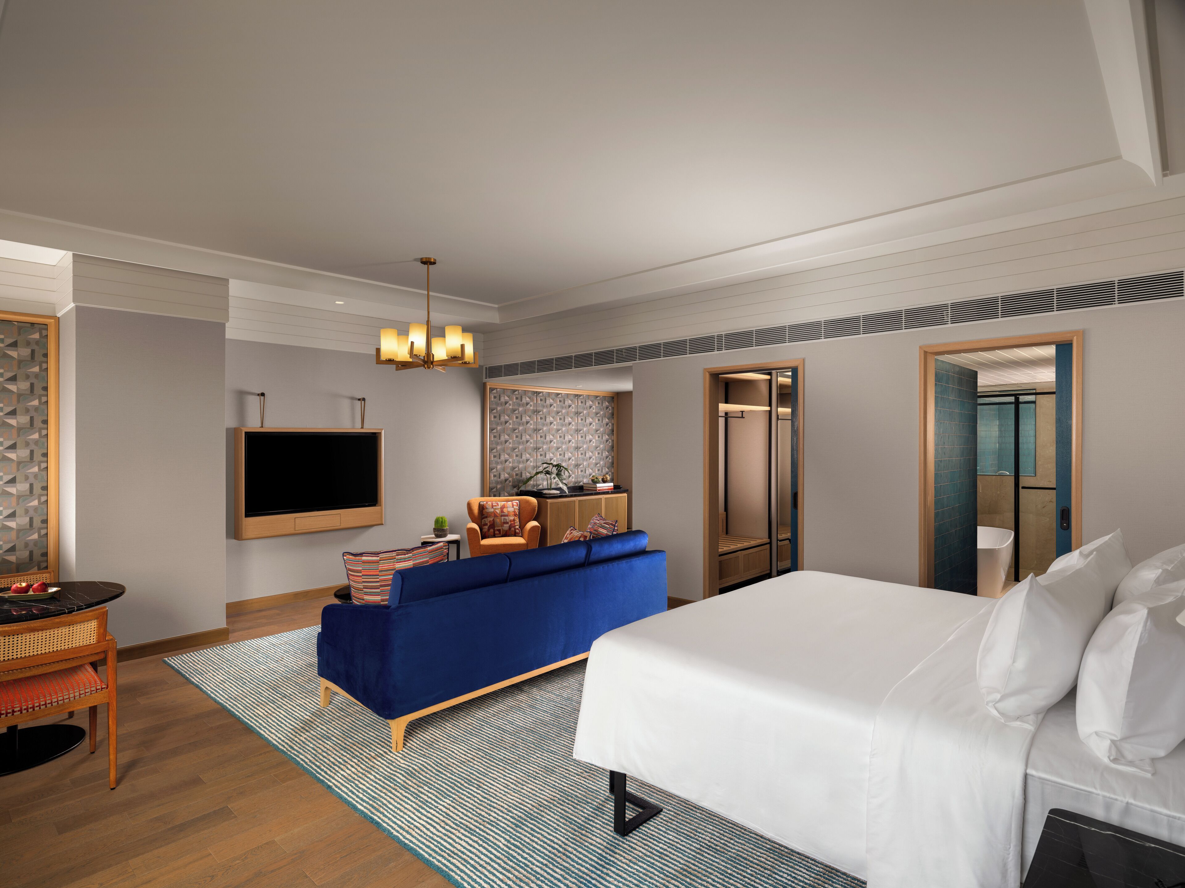 superior suite, 1 king bed | premium bedding, select comfort beds, minibar, in-room safe