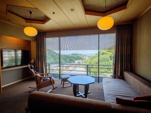 套房, 非吸煙房 (JP West w/OpenAirBath, Teppan Meal) | 房內夾萬、隔音、免費 Wi-Fi、鬧鐘