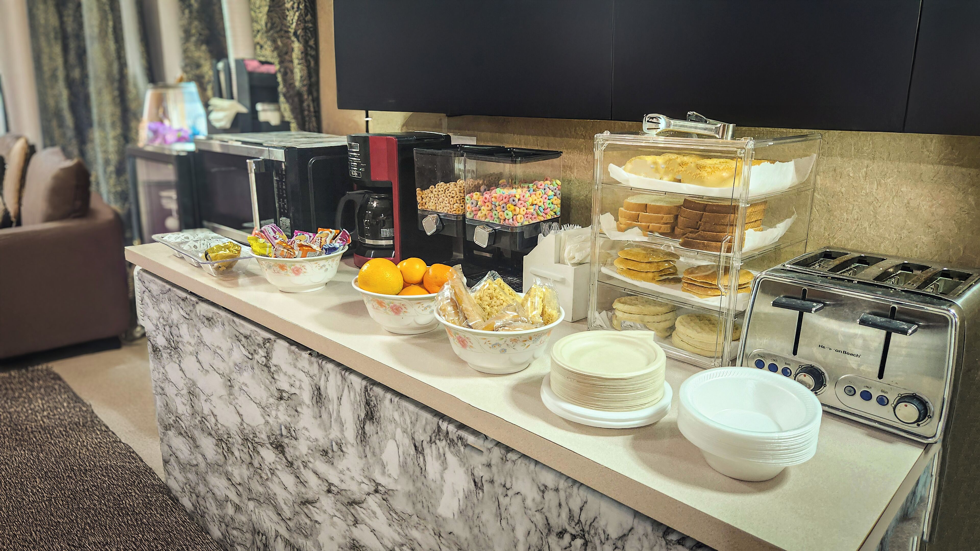 Petit déjeuner continental compris tous les jours