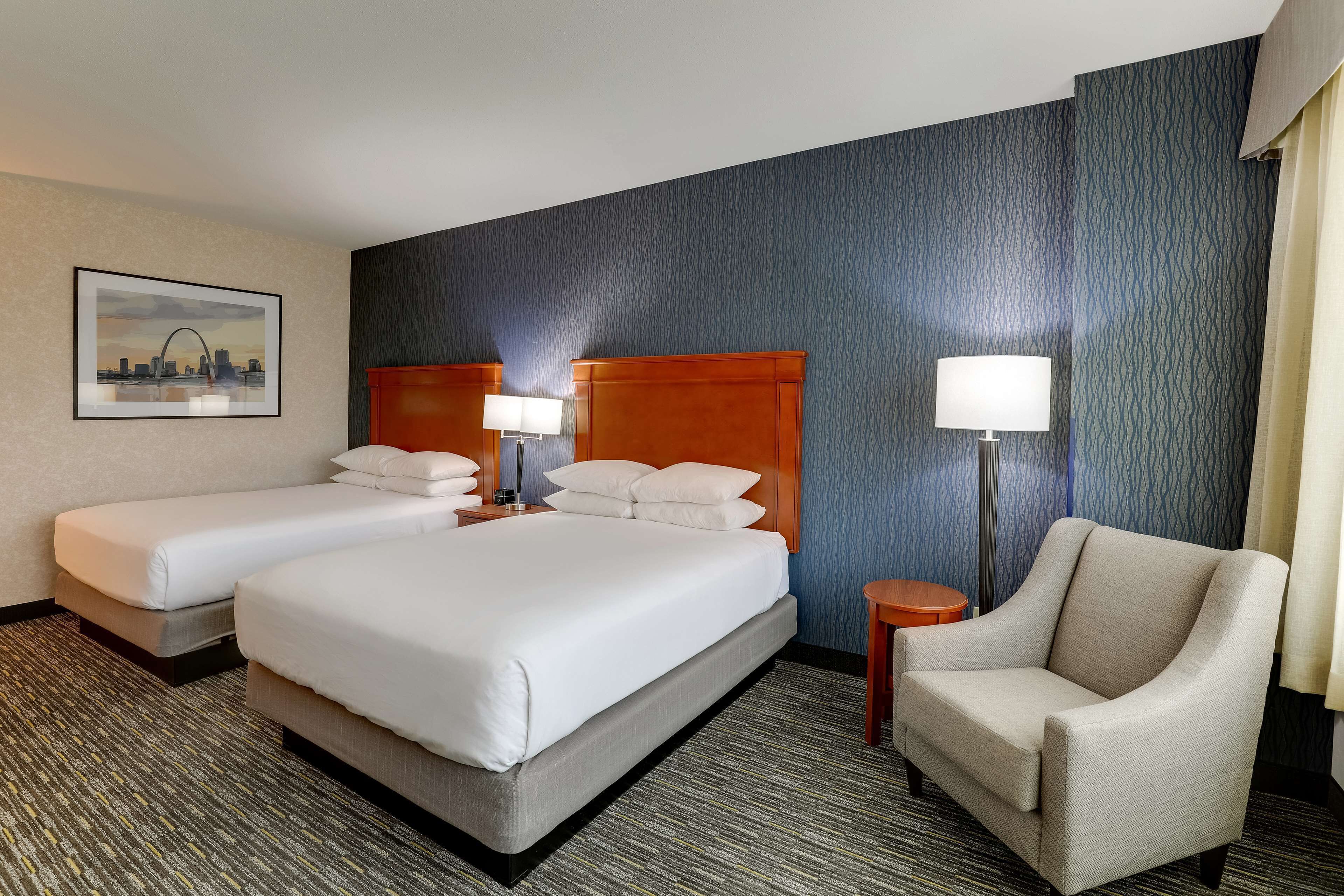 1 bedroom, desk, blackout curtains, iron/ironing board