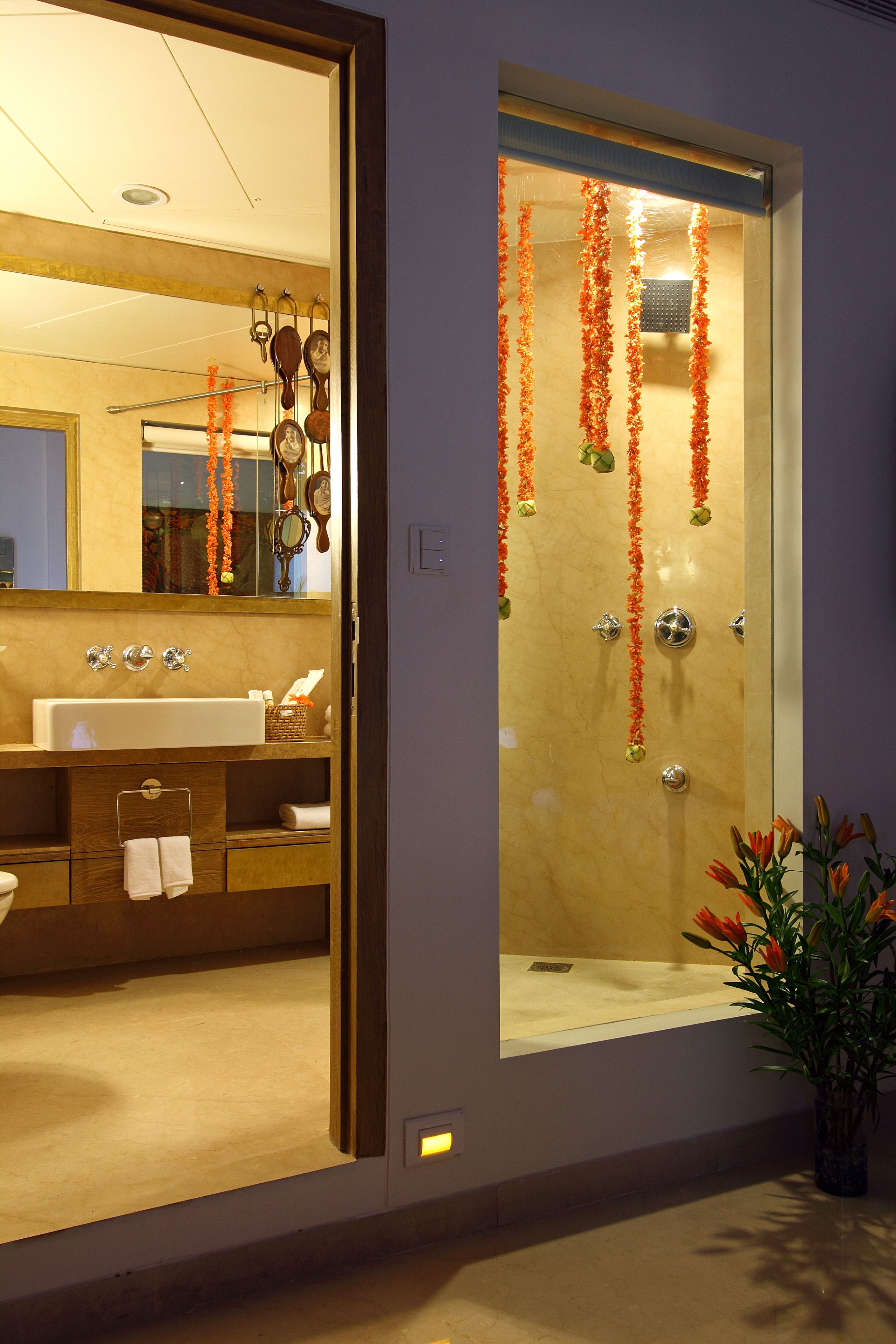 free toiletries, hair dryer, bathrobes, slippers