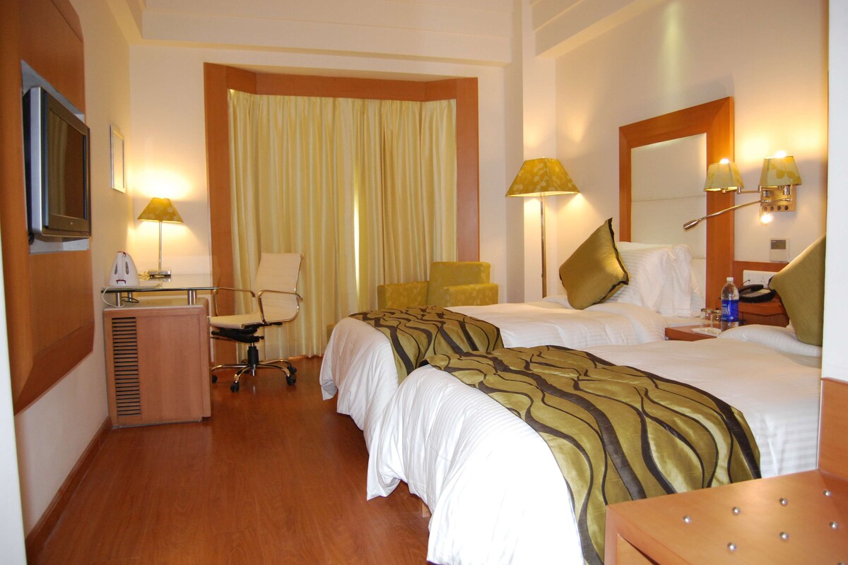 Deluxe Room Twin Bed | 객실 내 금고, 책상, 방음 설비, 다리미/다리미판