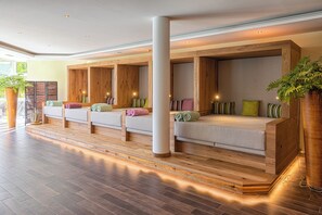 Body treatments, aromatherapy, hot stone massages, prenatal massages