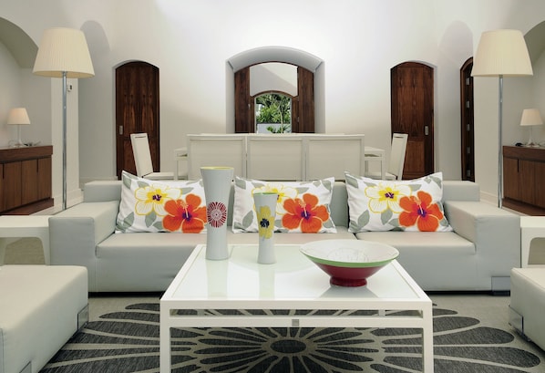 Villa, 2 Bedrooms, Private Pool, Beachfront (SO VIP, Living Room, Private Garden) | Private kitchenette | Espresso maker, electric kettle, eco-friendly cleaning products