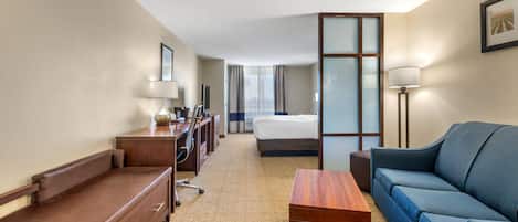 Suite, 1 King Bed, Non Smoking | 1 bedroom, premium bedding, pillowtop beds, desk