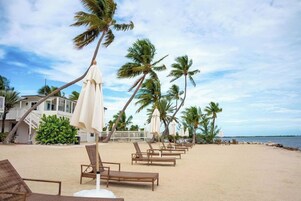 Playa privada, kayak