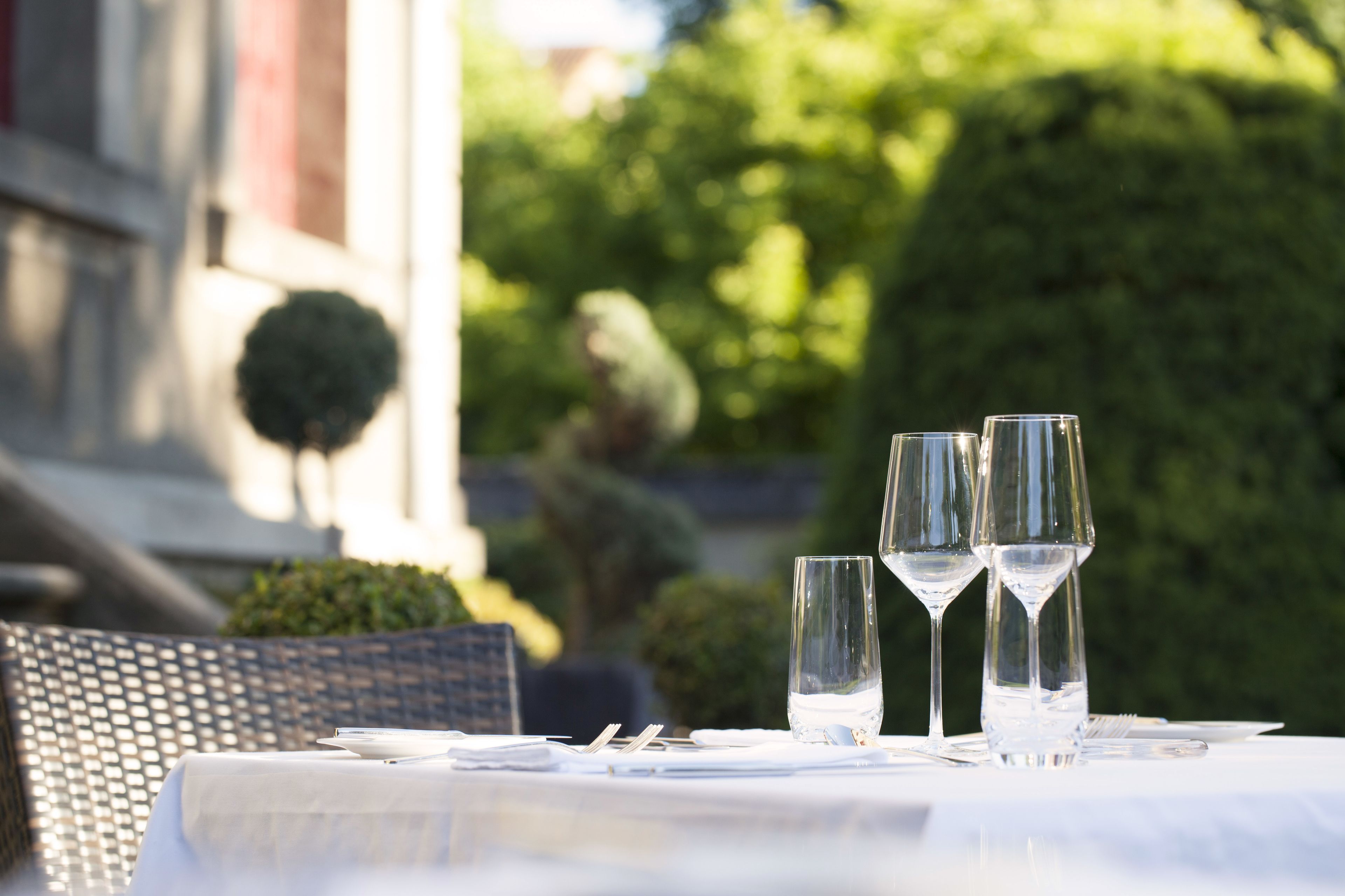 Serveert diner, internationale gerechten