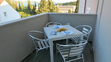 Family Apartment, Balcony, Sea View | Balcony
