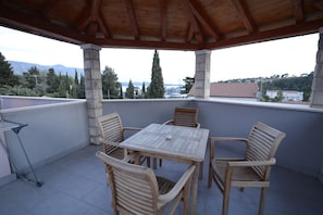 Premium Apartment, 2 Bedrooms, Balcony, Sea View | Balcony
