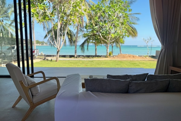 1 Bedroom Beach Front Villa | Living area | 40-inch Smart TV with digital channels