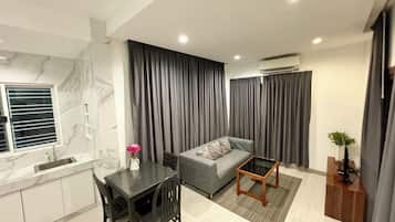 Superior Suite Garden Side Villa | Coin séjour