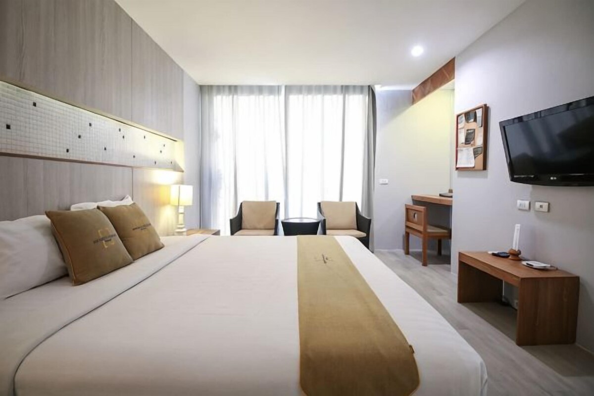 Ropa de cama de alta calidad y minibar