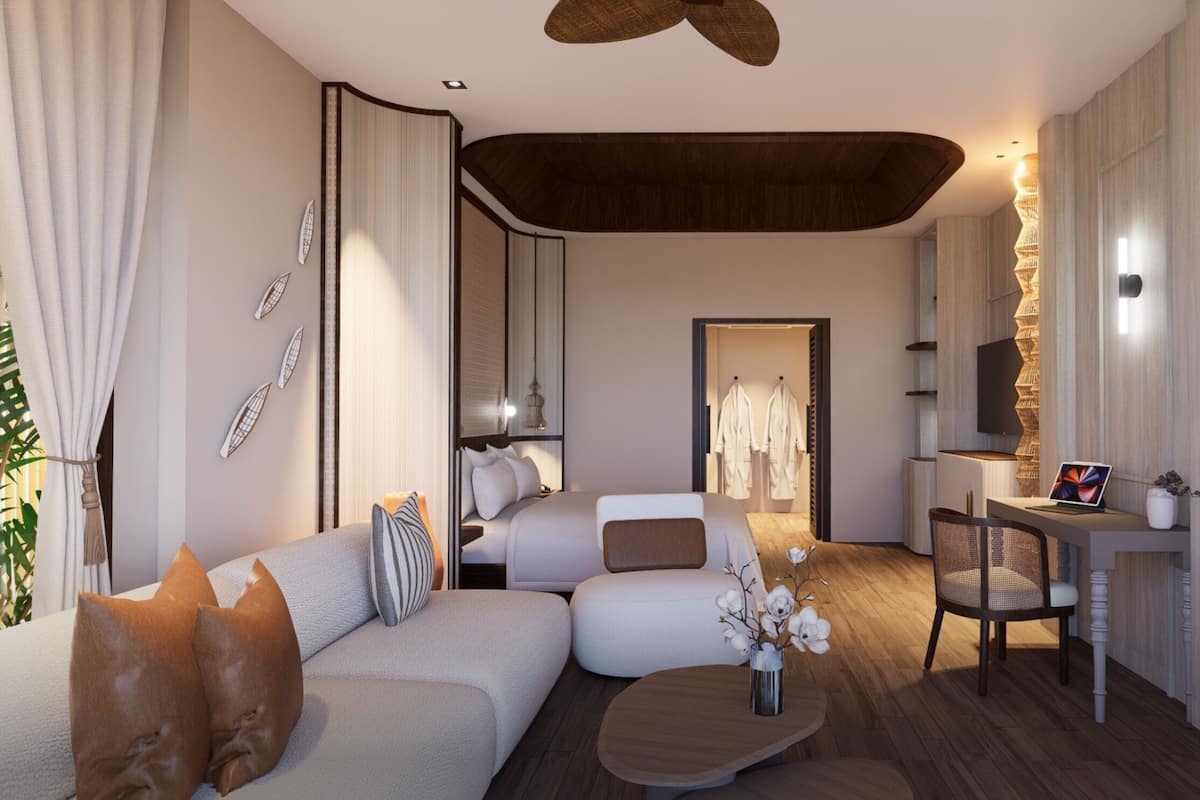 Jacuzzi Suite Villa | 1 bedroom, minibar, in-room safe, desk