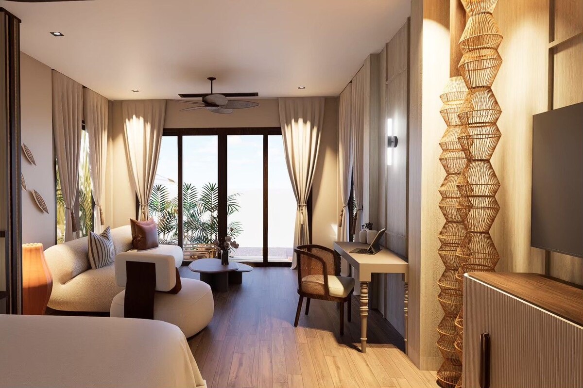 Rock Wood Pool Villa | 1 개의 침실, 미니바, 객실 내 금고, 책상