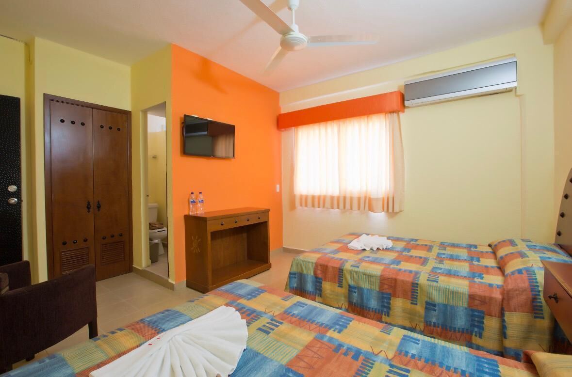 스탠다드룸, 더블침대 2개 | 침대 시트