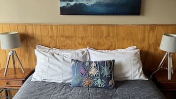 1 chambre, coffres-forts dans les chambres, fer et planche à repasser