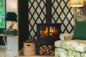 40-inch LED TV with satellite channels, TV, DVD player